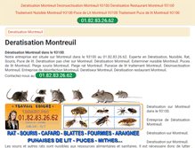 Tablet Screenshot of deratisationmontreuil.com